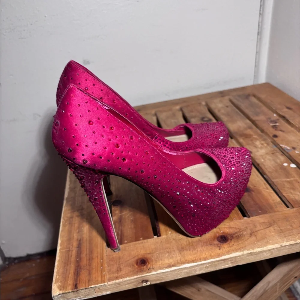 Aldo Studded Stiletto Platform Heels